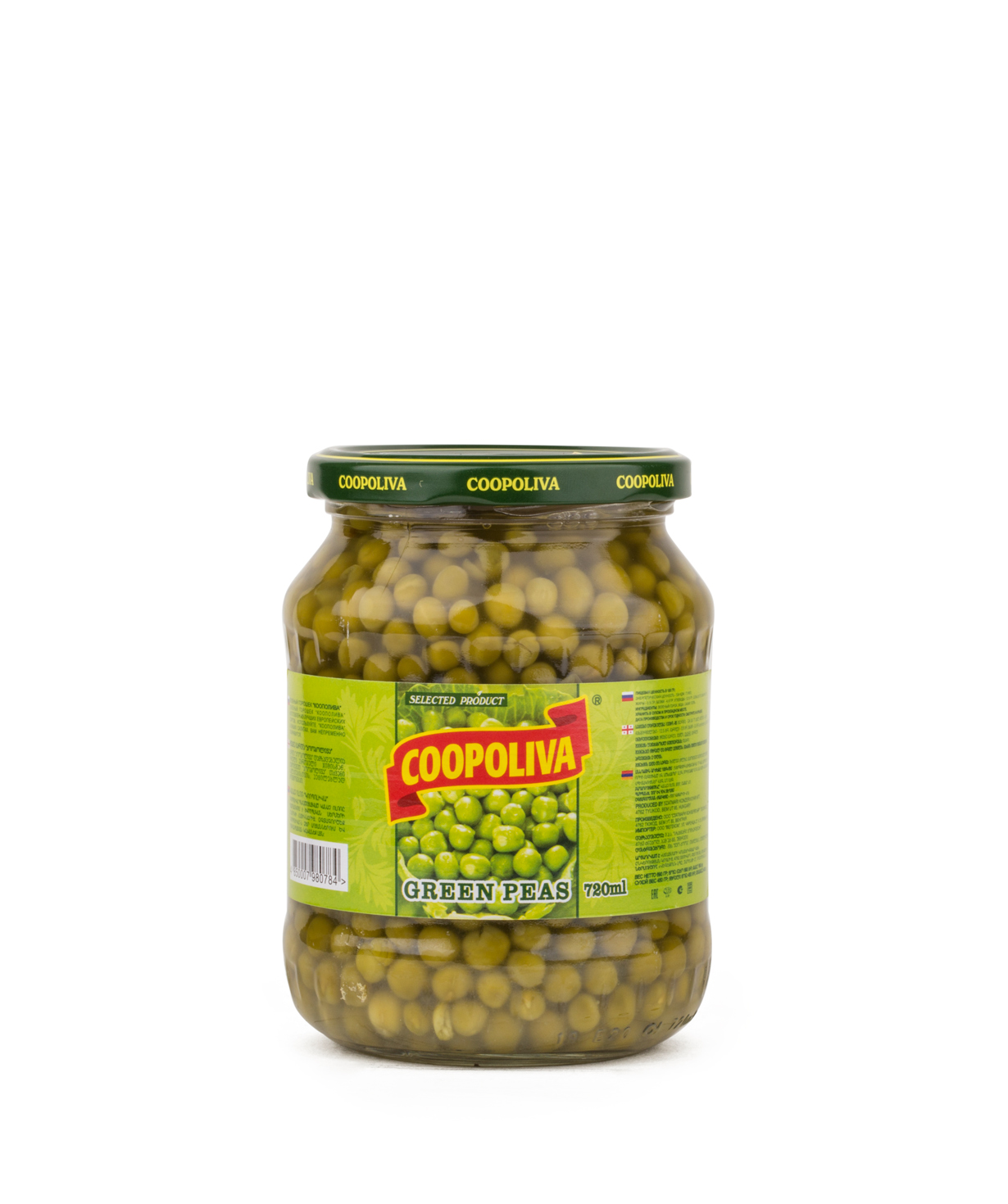 Green peas `Coopoliva` 720 g