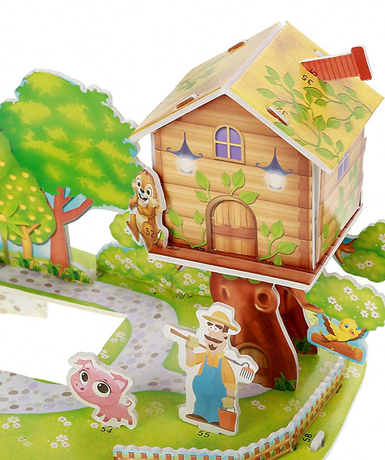 Puzzle ''MINI Zilipoo'' 3D, orchard with natural plants