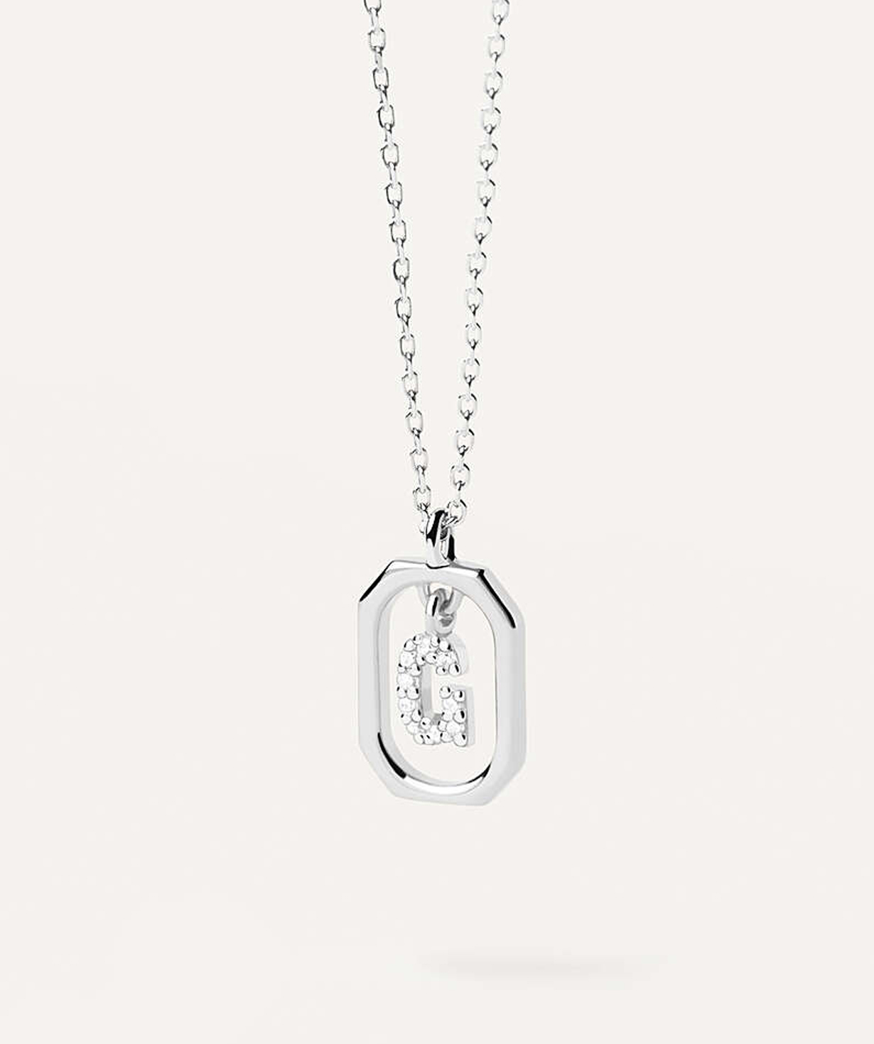 Silver necklace «PDPAOLA» CO02-518-U