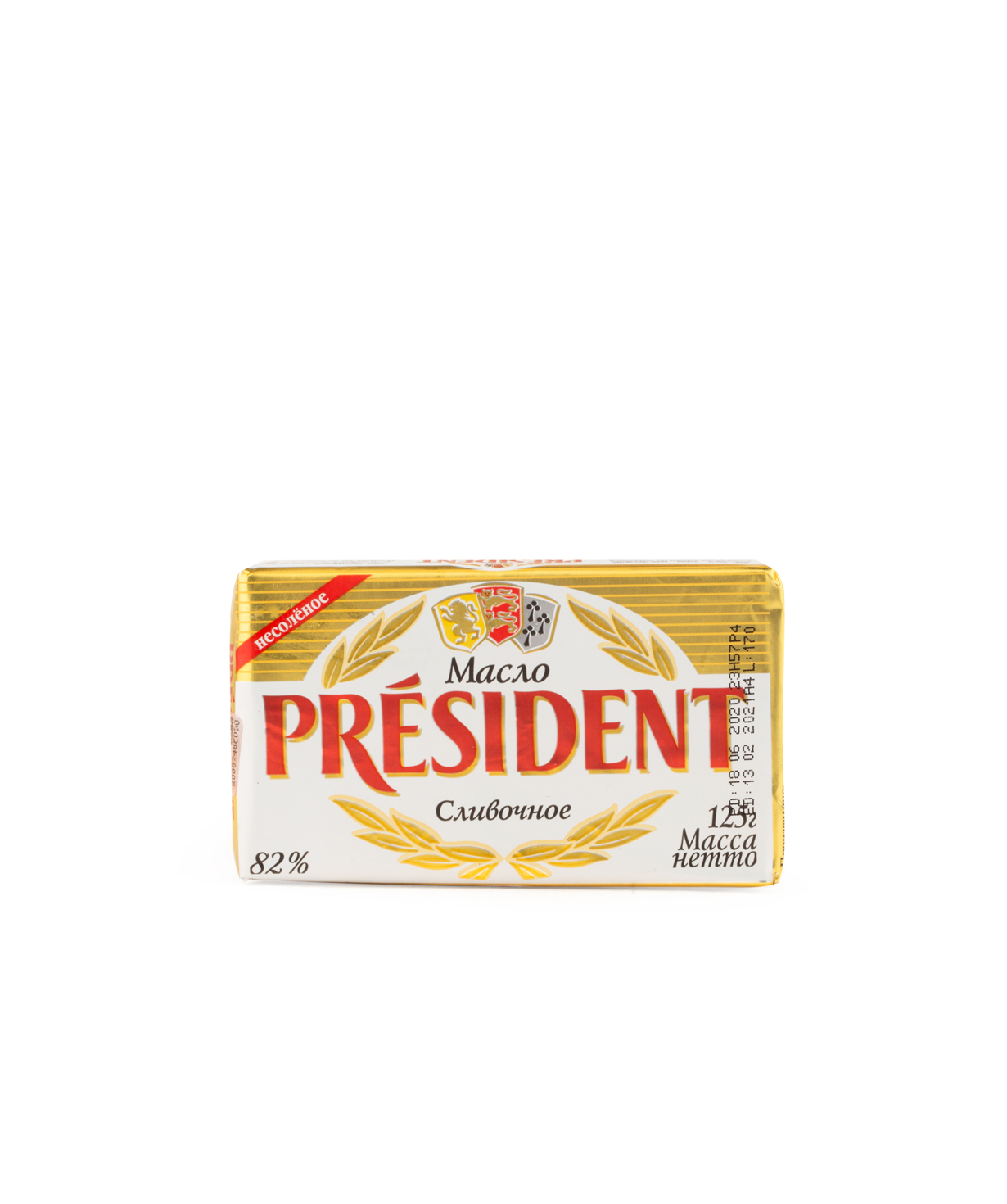 Կարագ «President» 82% 125գ