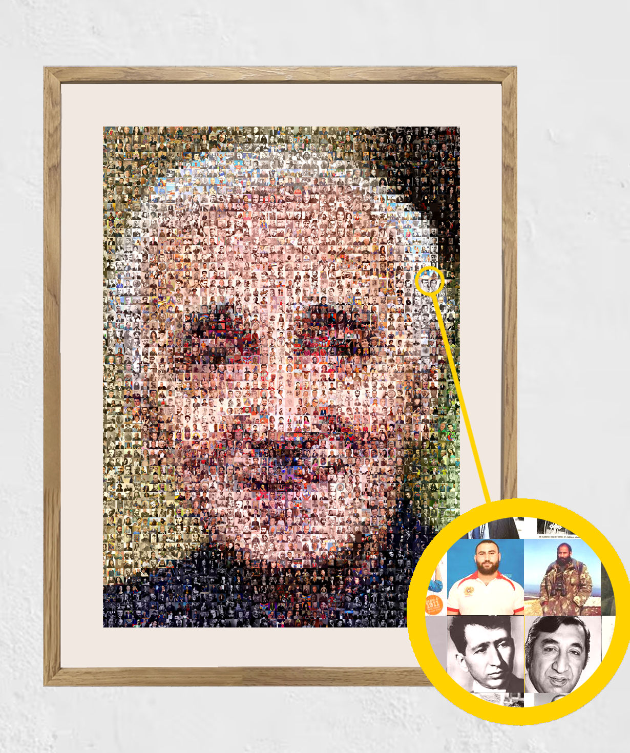 Personalized A2 Mosaic Photo «Mosaic» 40 x 60 cm