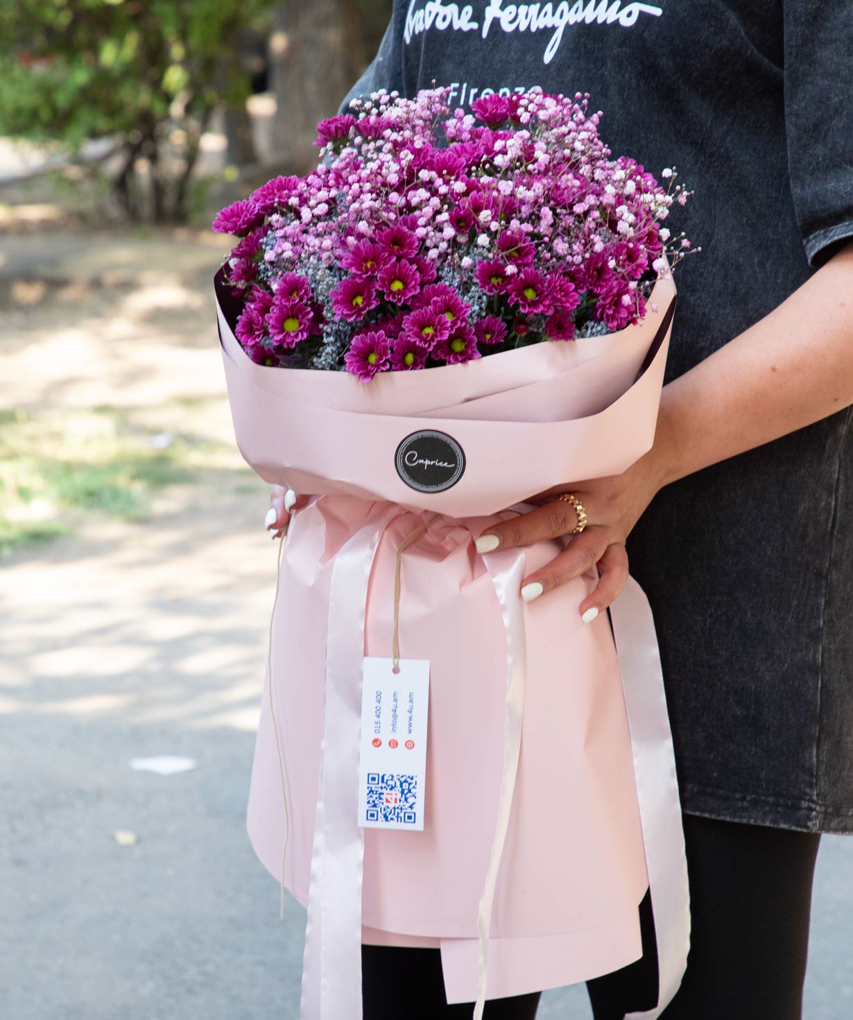 Bouquet «Kissingen» with chrysanthemums