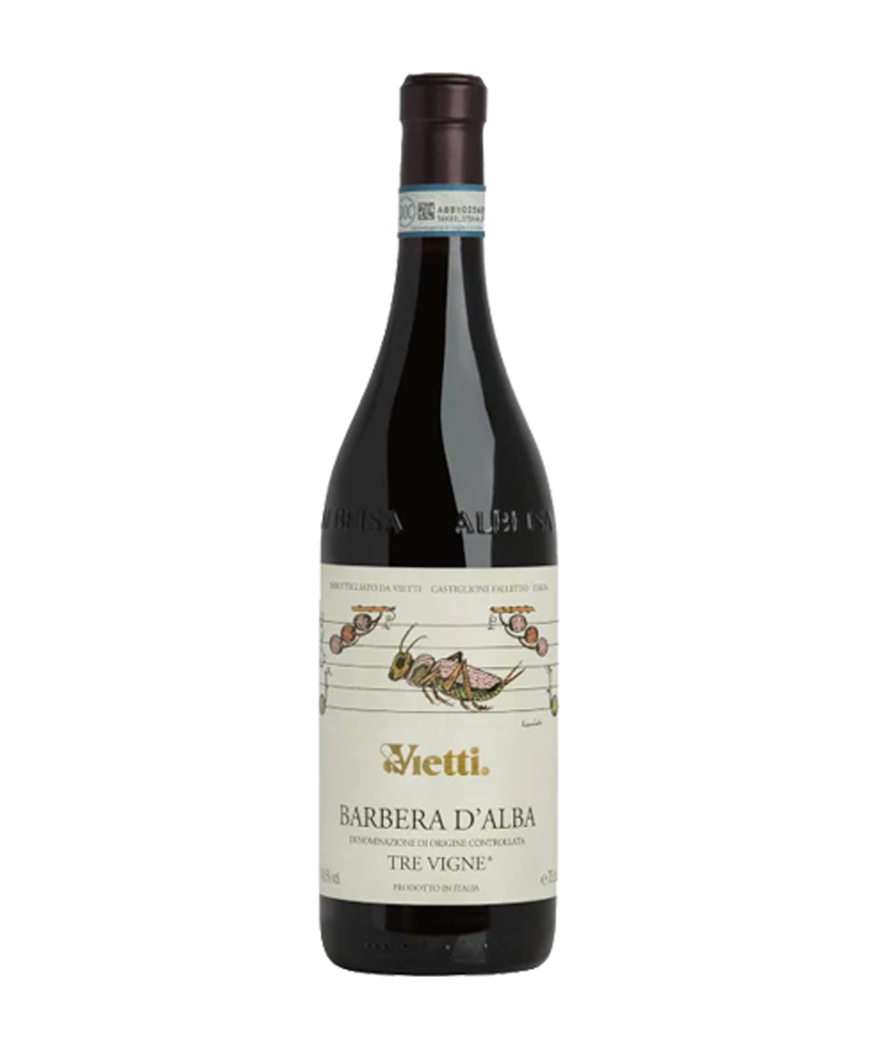 Գինի «Vietti» Barbera d’Alba Tre Vigne, կարմիր, չոր, 14.5%, 750 մլ