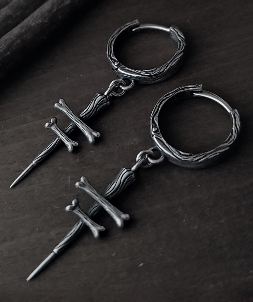 Earrings «DF Project» Eligos, silver №1