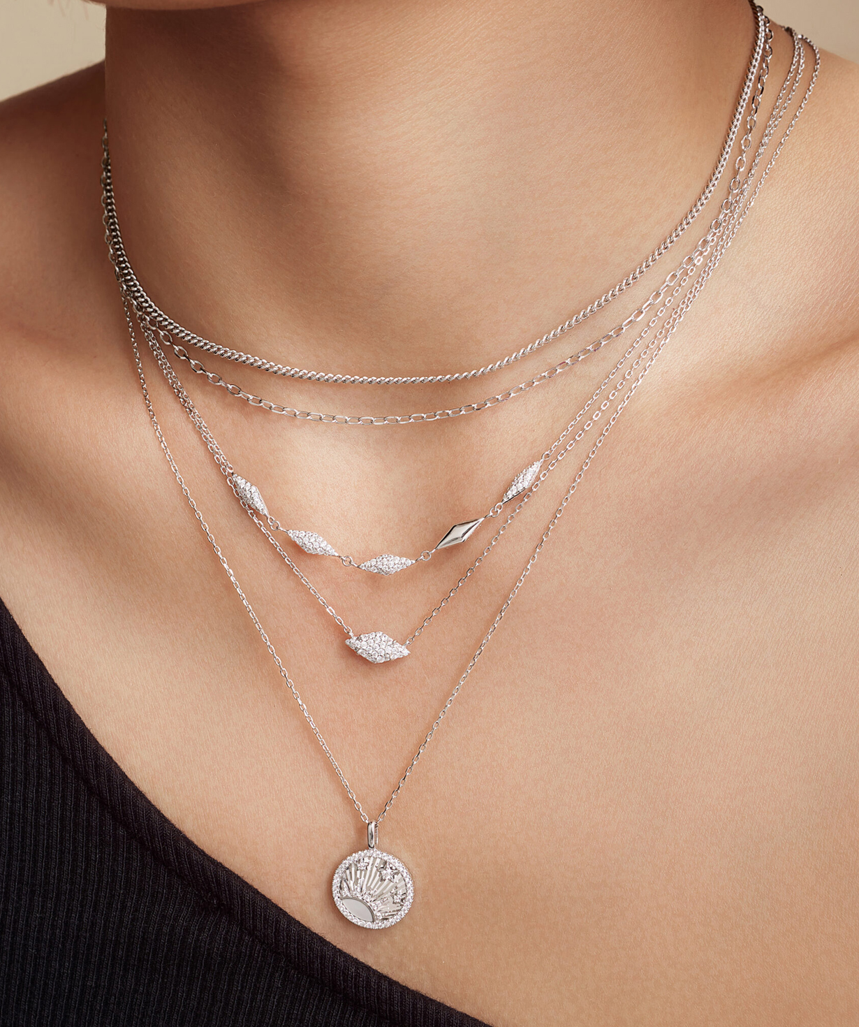 Серебряное ожерелье «Ania Haie» N061-06H