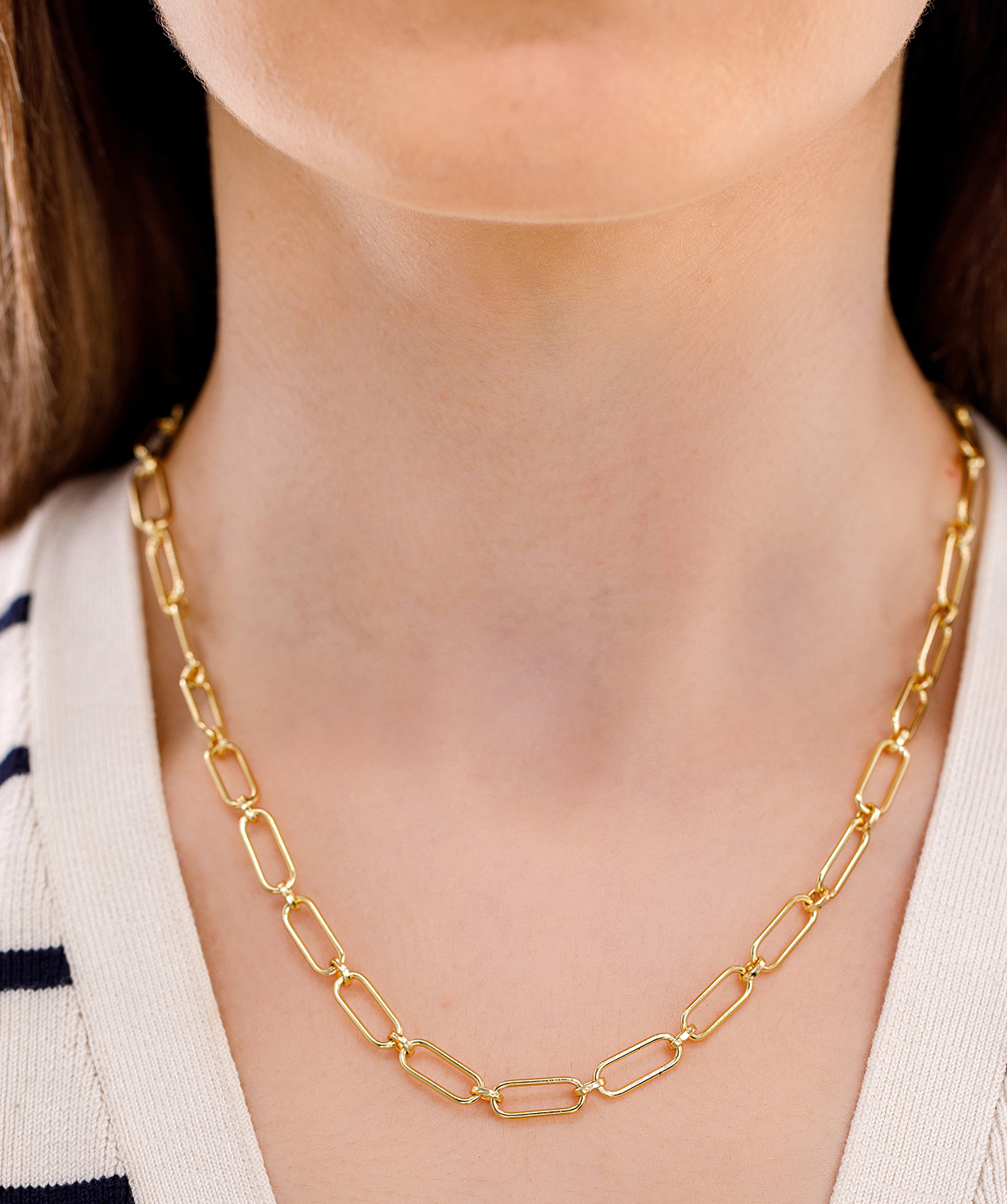 Silver chain «Ania Haie» N046-02G