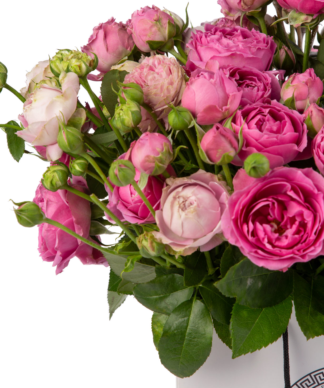 Композиция `Dior` с пионовидными розами
