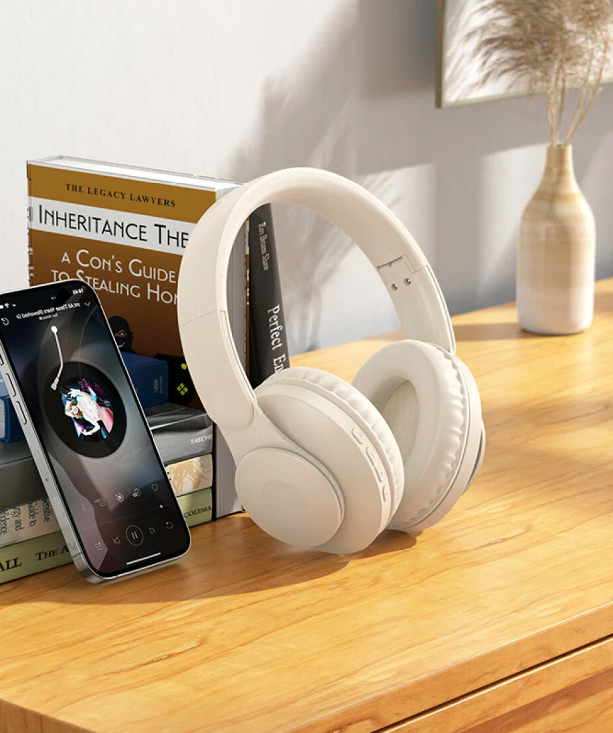 Wireless headphones «Hoco» W45 Enjoy White №20