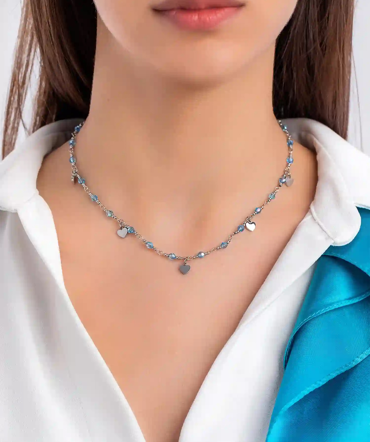 Necklace «Oliver Weber» 12262 BLU