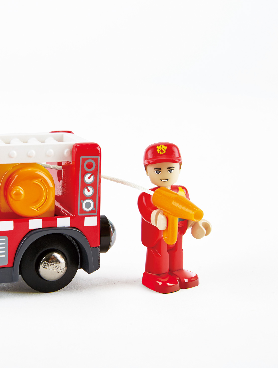 Fire truck with siren «Hape» HP-H3737