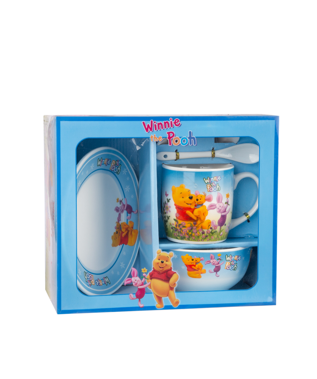 Комплект `Winnie the Pooh` с чашкой и тарелкой