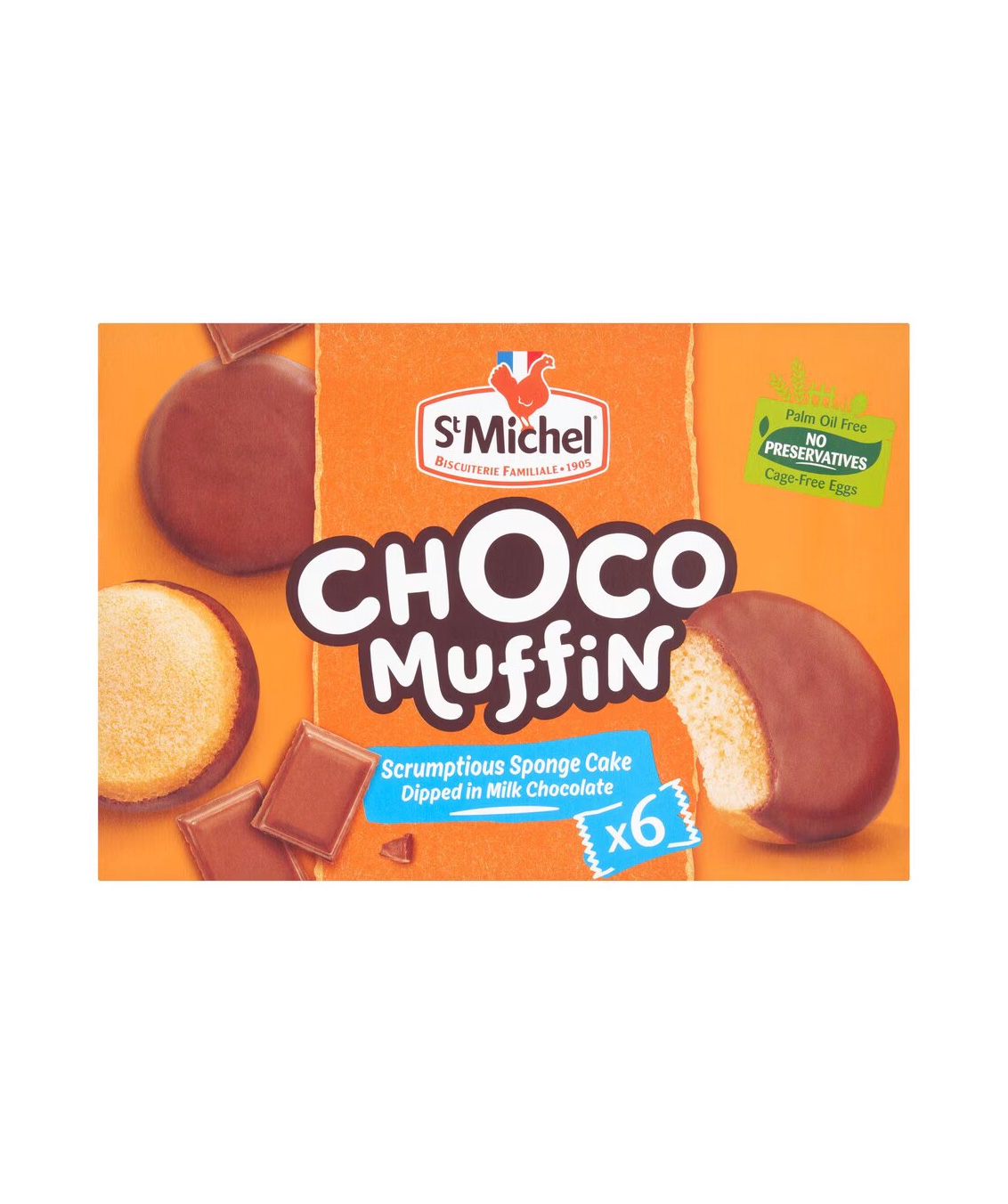 Biscuits St. Michel Choco Muffin 6 pieces, 180 gr