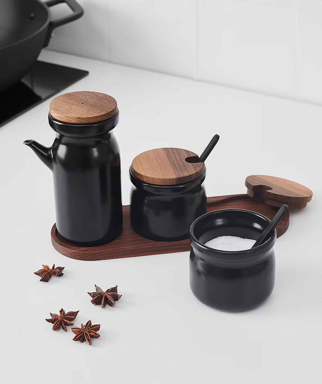 Spice containers ''HULDHET'' 3 pcs