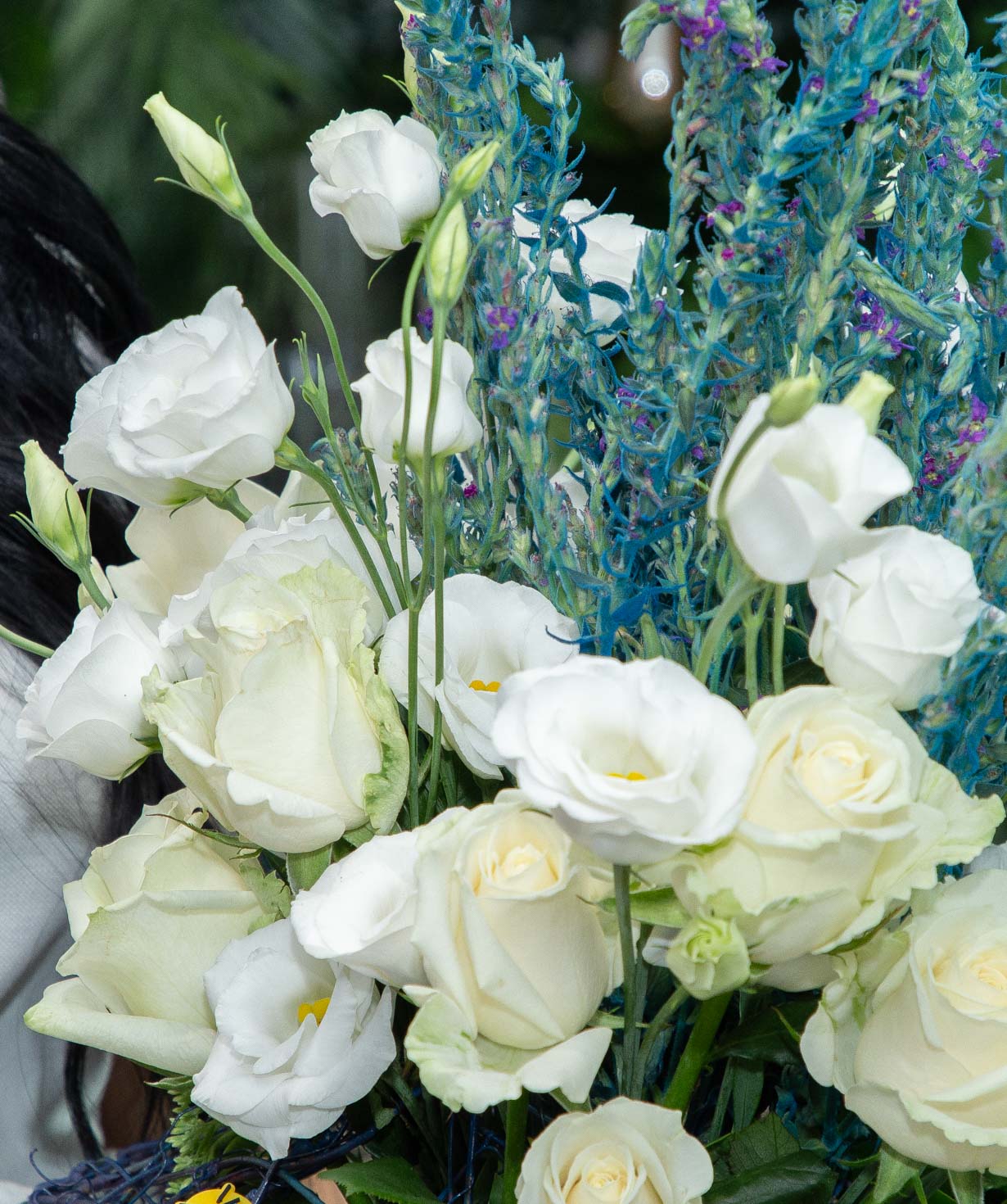 Bouquet «Gomera» with lisianthus