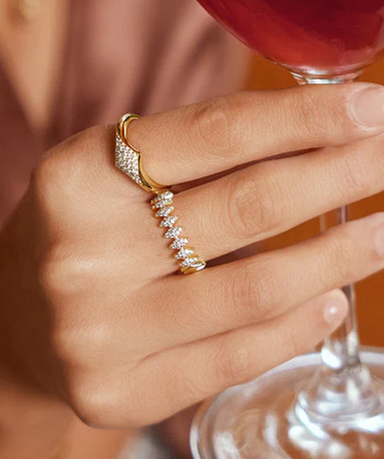 Silver ring «Ania Haie» R061-04G-56