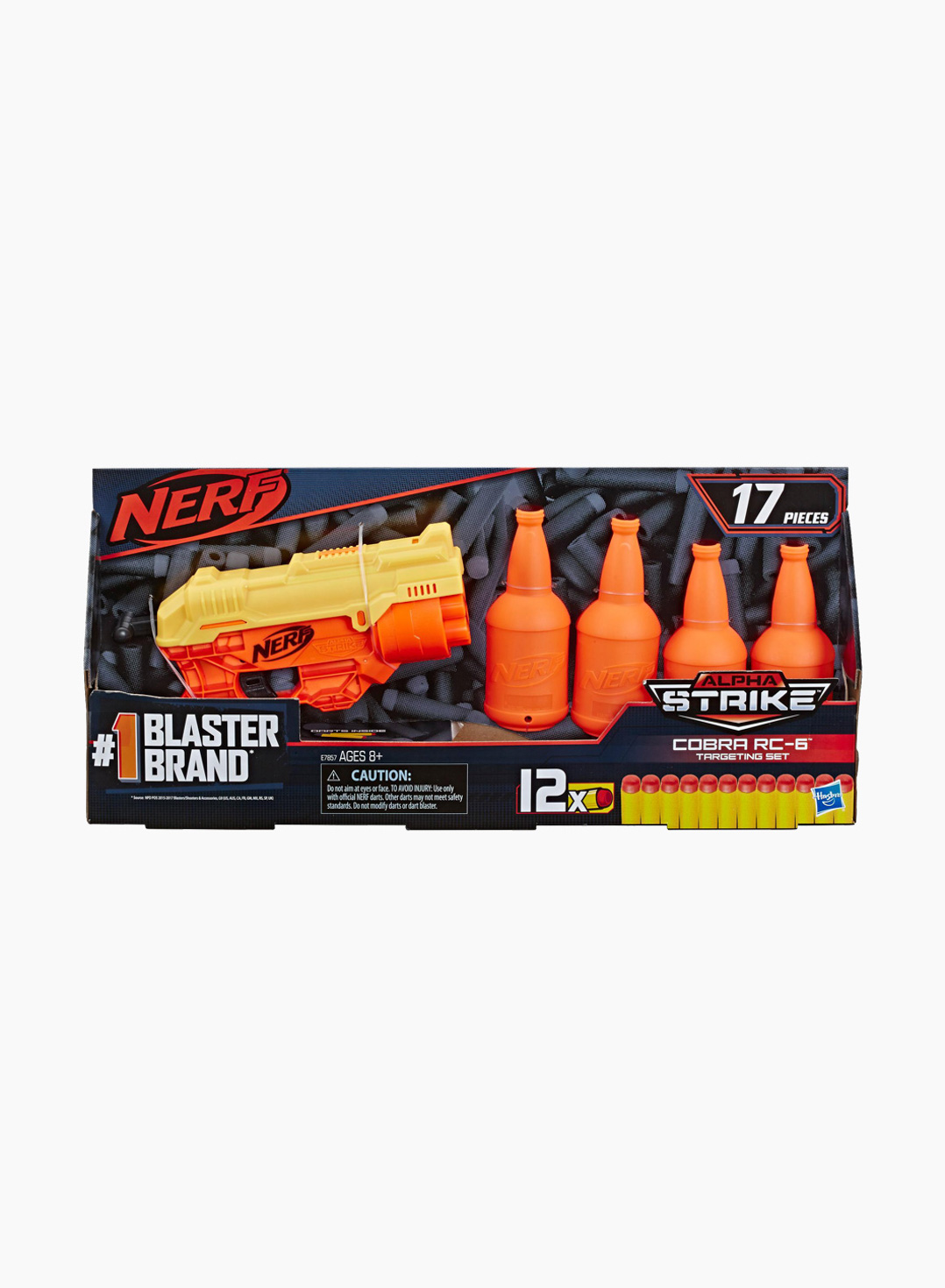 Hasbro Blaster NERF ALPHA STRIKE COBRA RC 6 WITH TARGETS