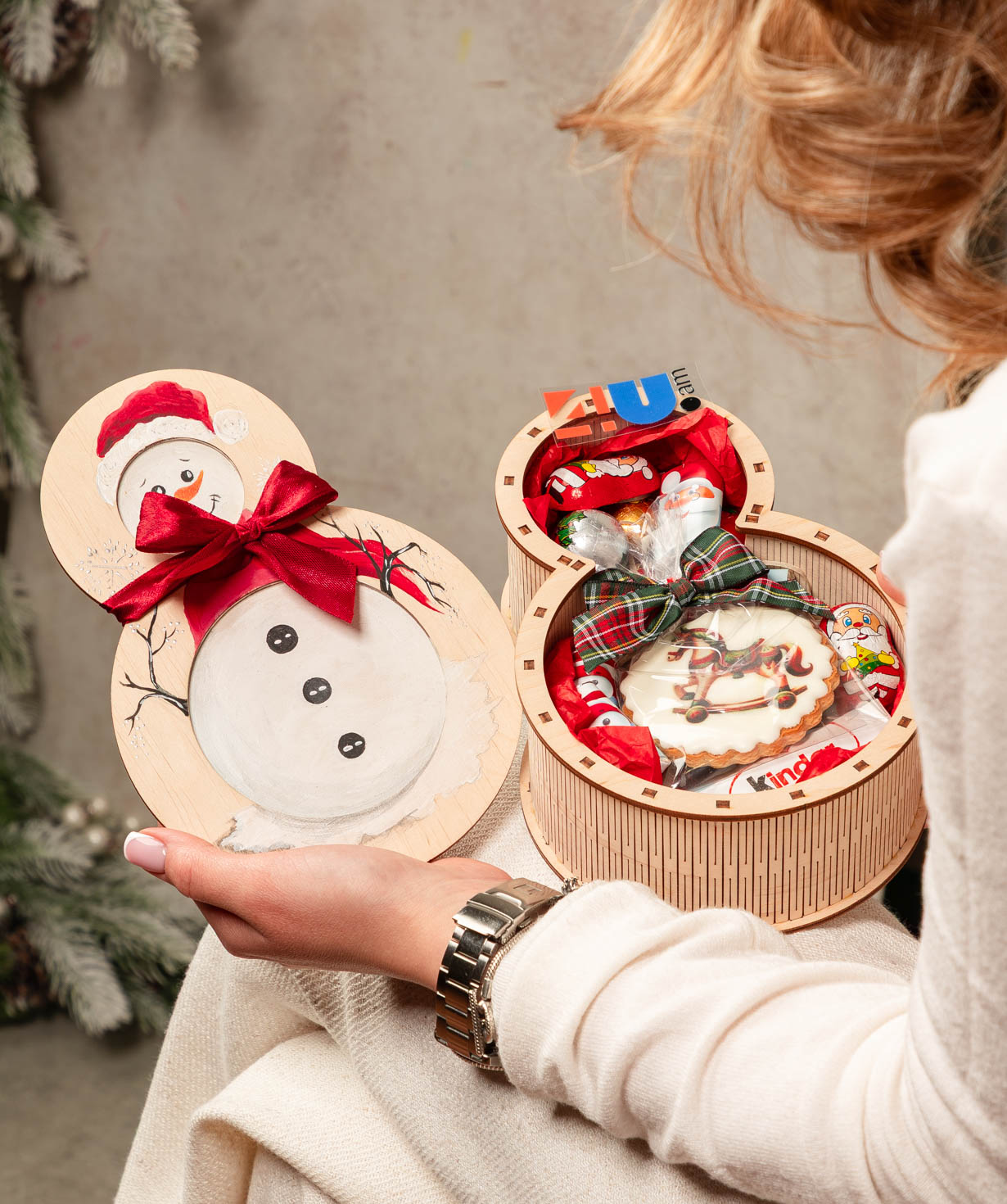 Подарочная коробка «THE BOX» №546 Новогодняя