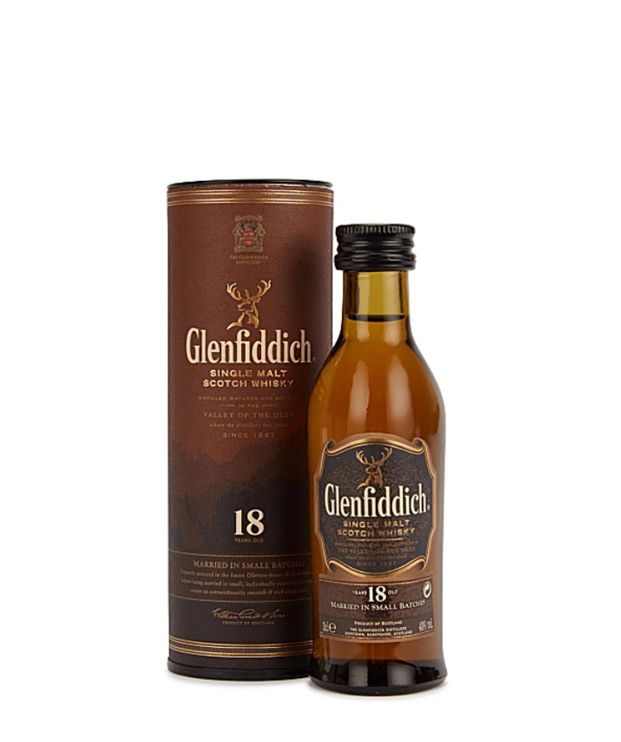 Whiskey Glenfiddich 18 years 50ml
