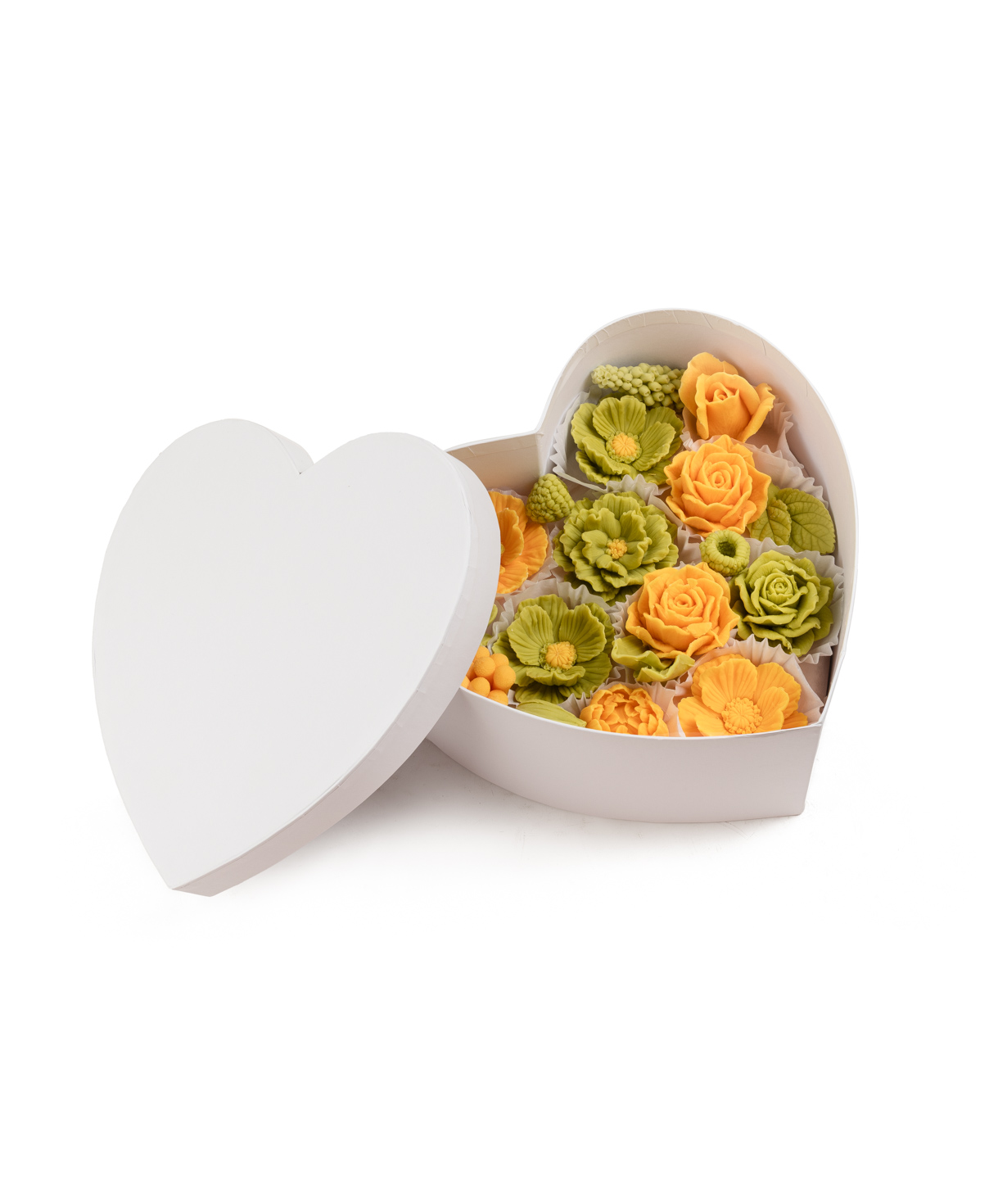 Handmade chocolates «Sweet Sisters» with lemon and pistachio