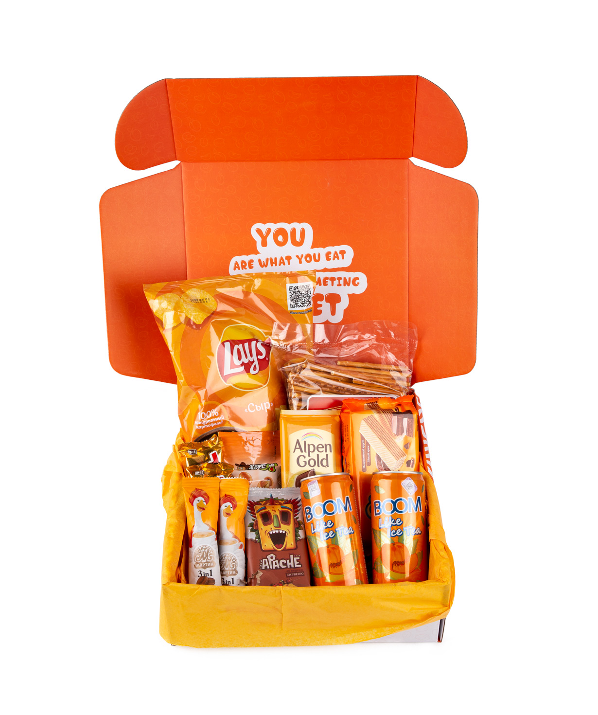 Подарочная коробка «Color Party» Оранжевая