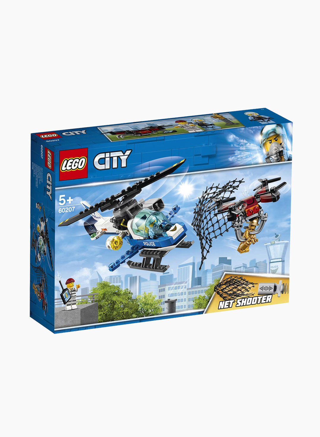 Lego City Կառուցողական Խաղ «Օդային Ոստիկանություն. Դրոնների Հետապնդում»