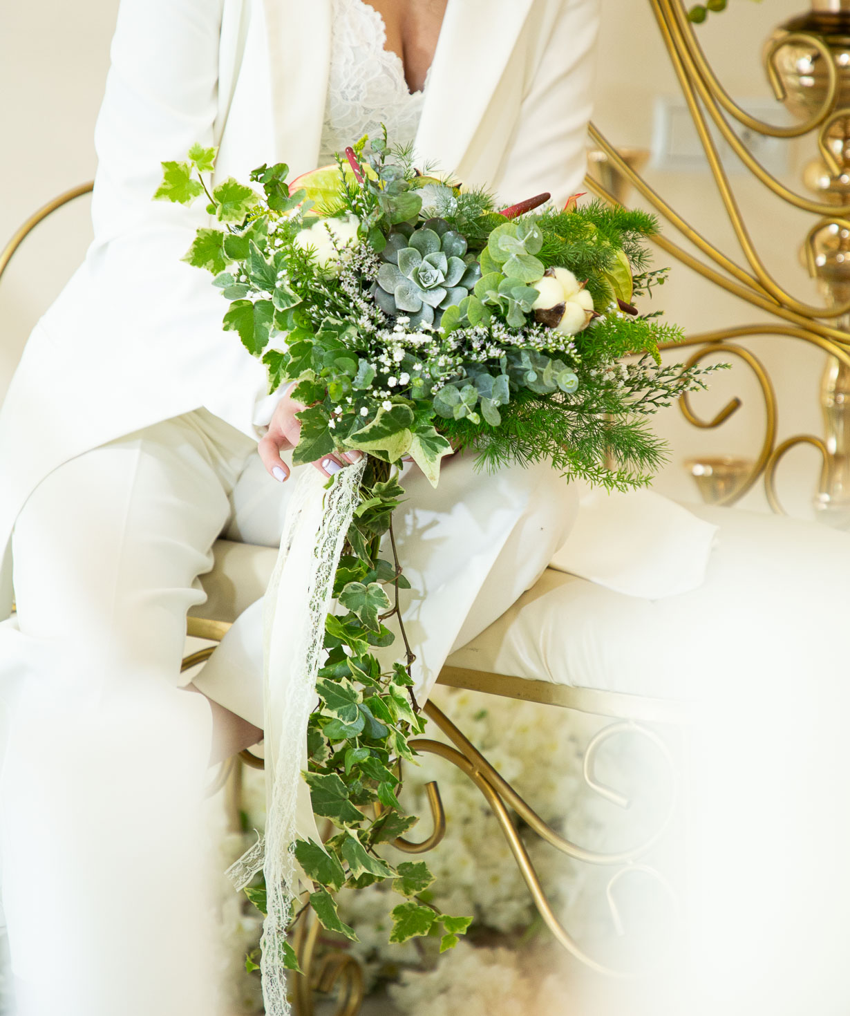 Wedding bouquet «Cataleya» №3