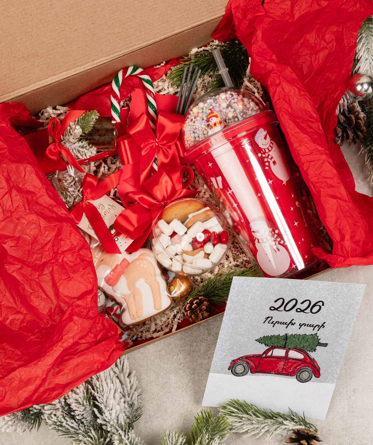 Նվեր տուփ «THE BOX» №545 Ամանորյա