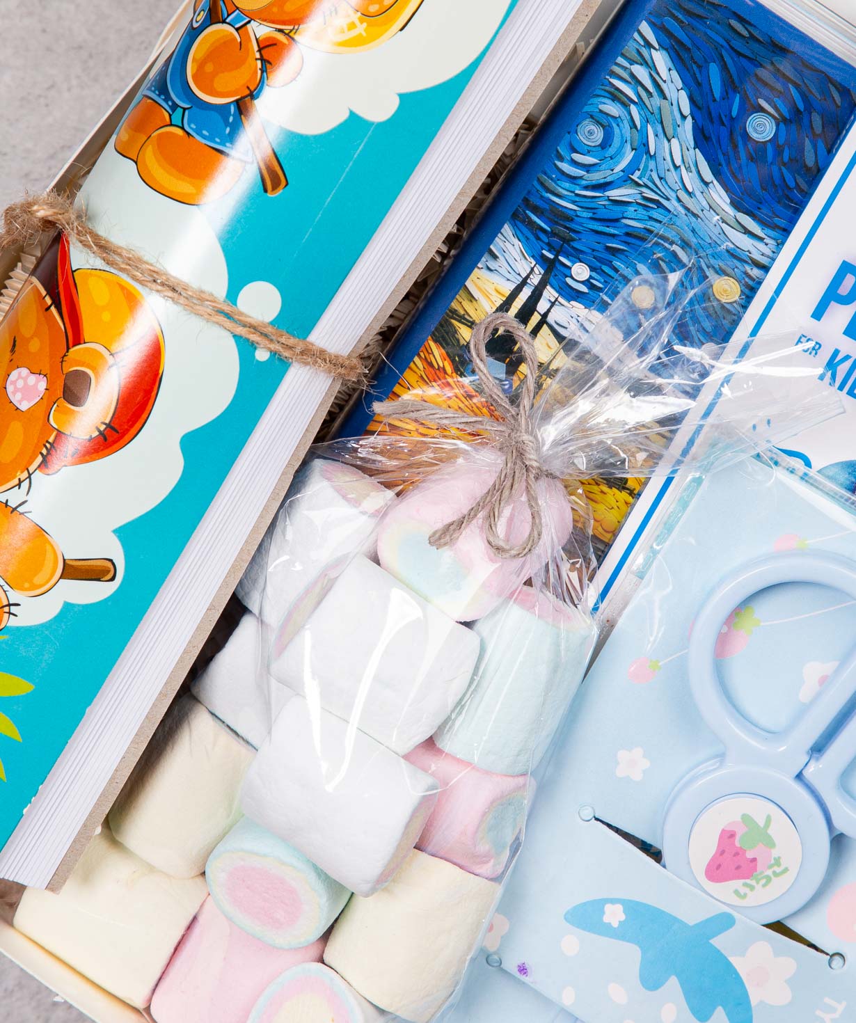 Gift box №148 for children Sky blue