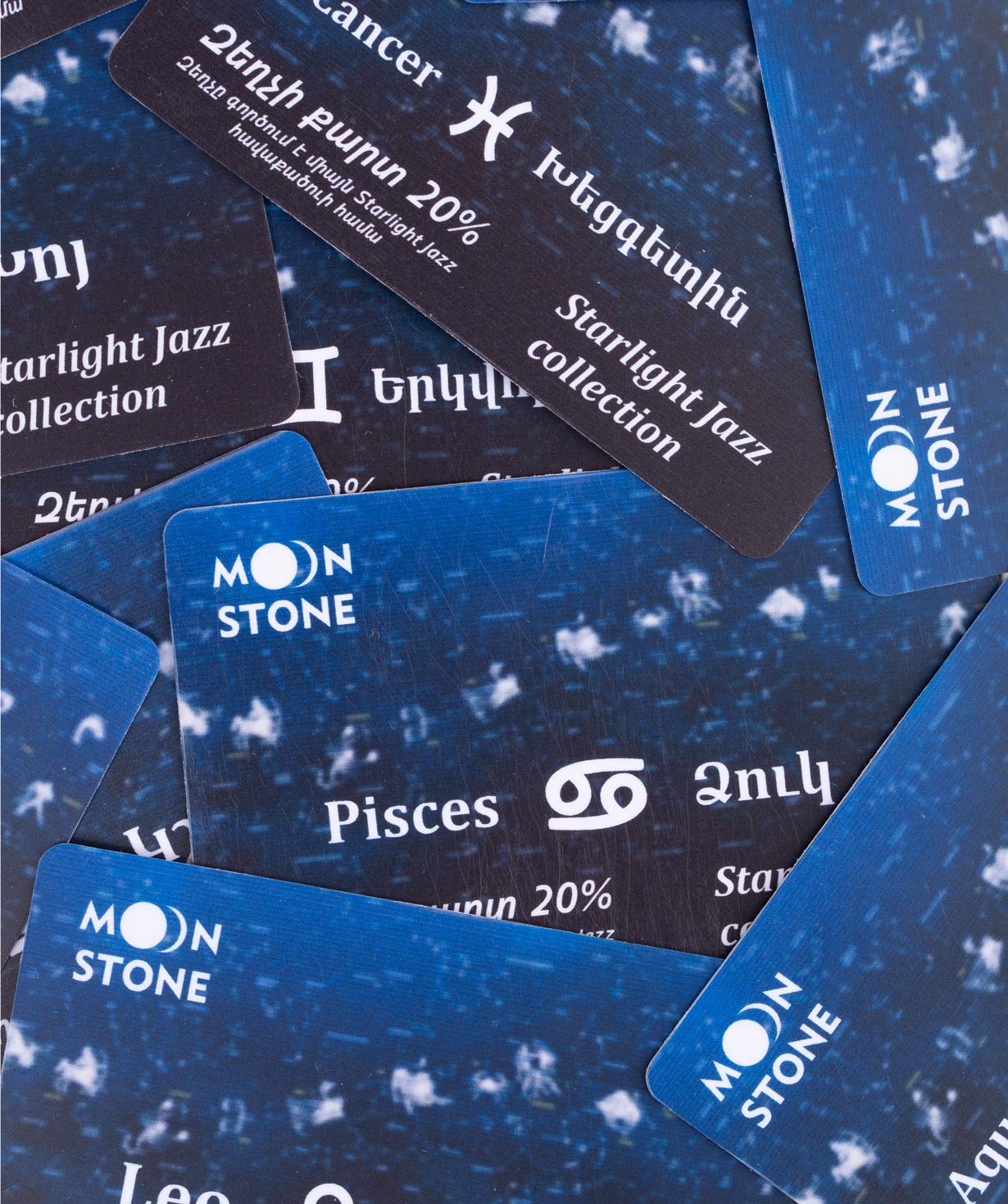 Ռոդիումապատ արծաթյա կախազարդ Կշեռք Starlight Jazz Collection