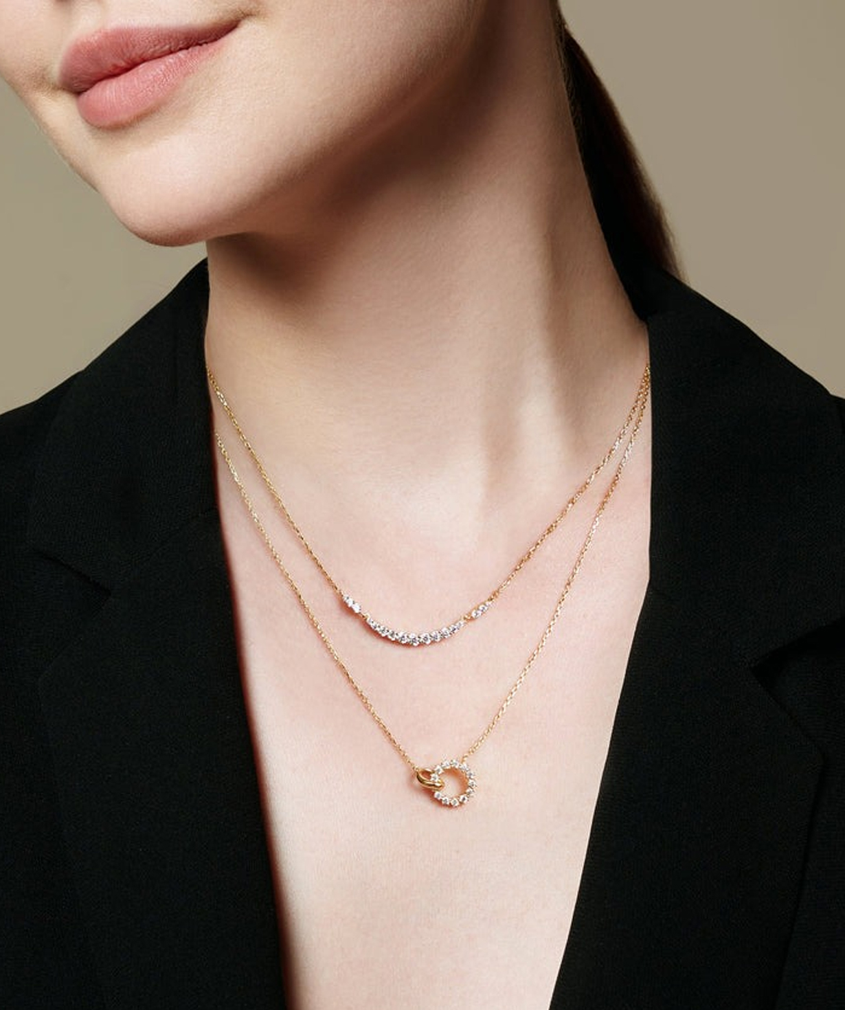 Silver necklace «Ania Haie» N056-01G