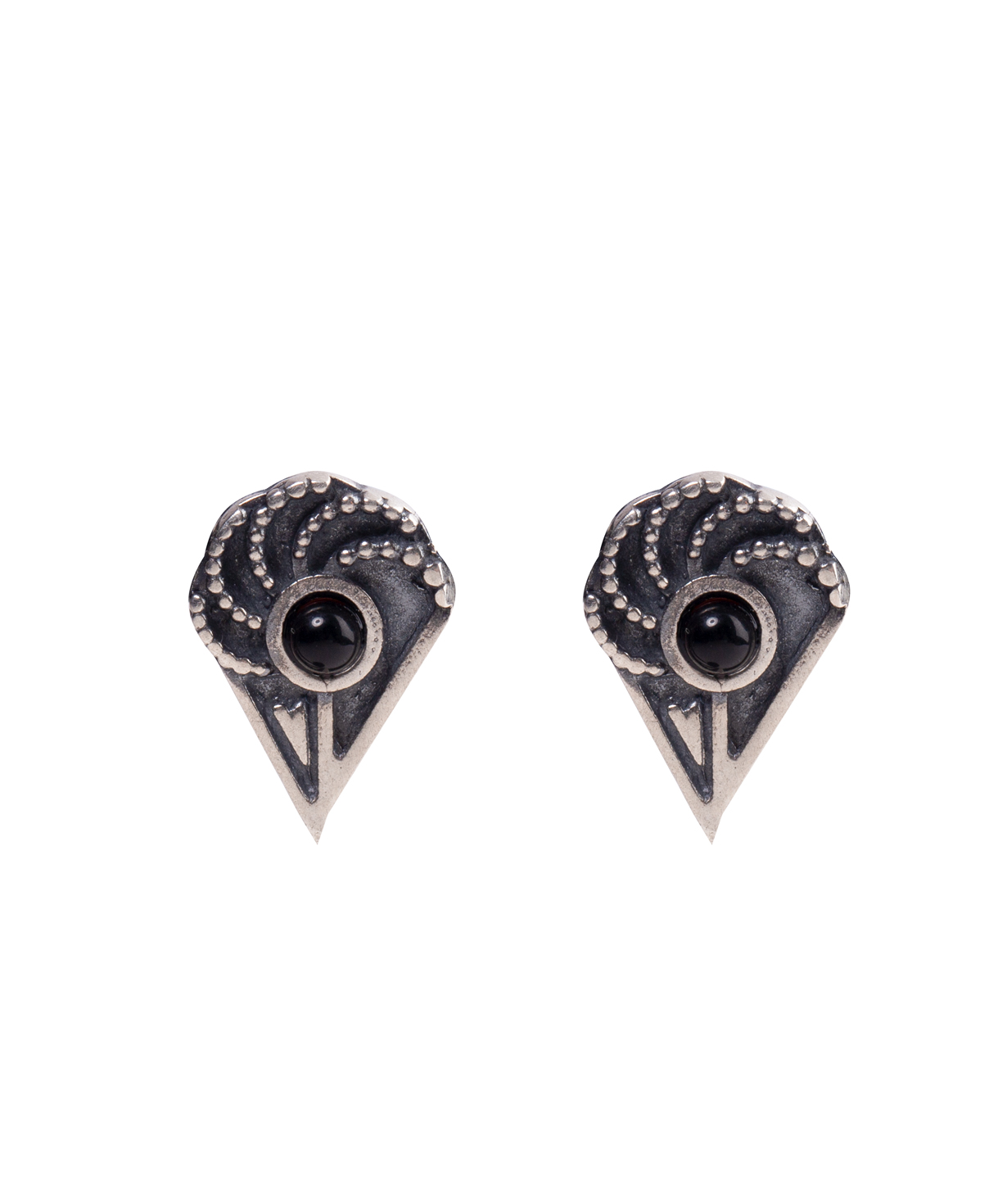 Women's silver earrings №33
