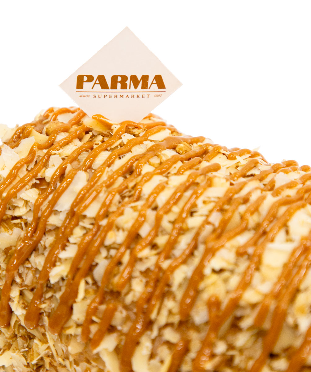 Roll-Cake «Parma» with nuts, caramel