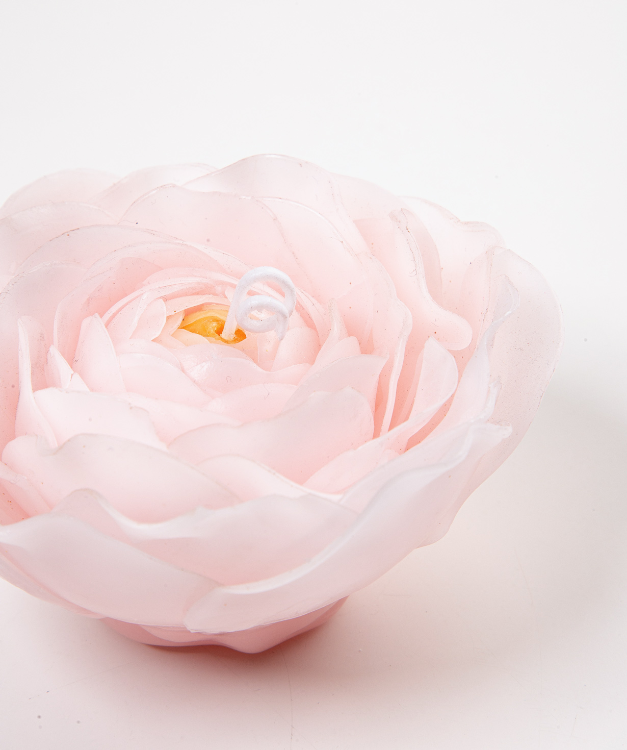 Rose «mom» candle made of beeswax №2