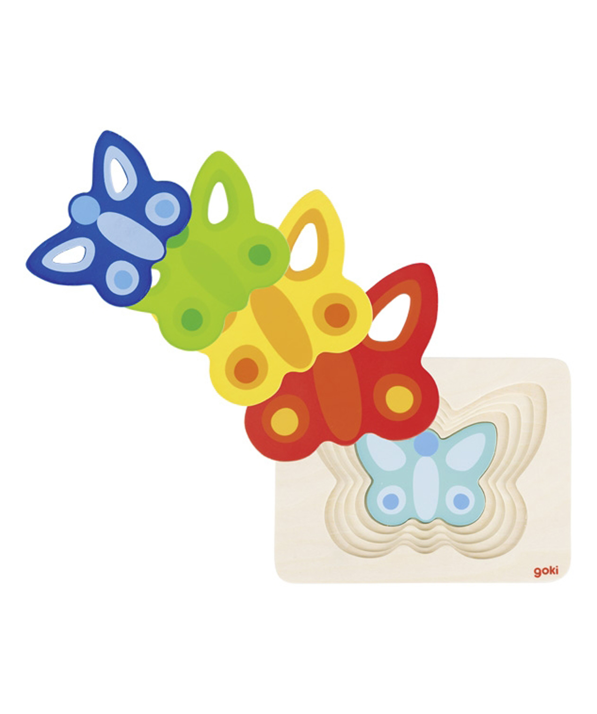 Игрушка `Goki Toys` пазл бабочка