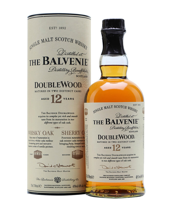 Whiskey `The Balvenie` 12 years 43% 0.7 ml