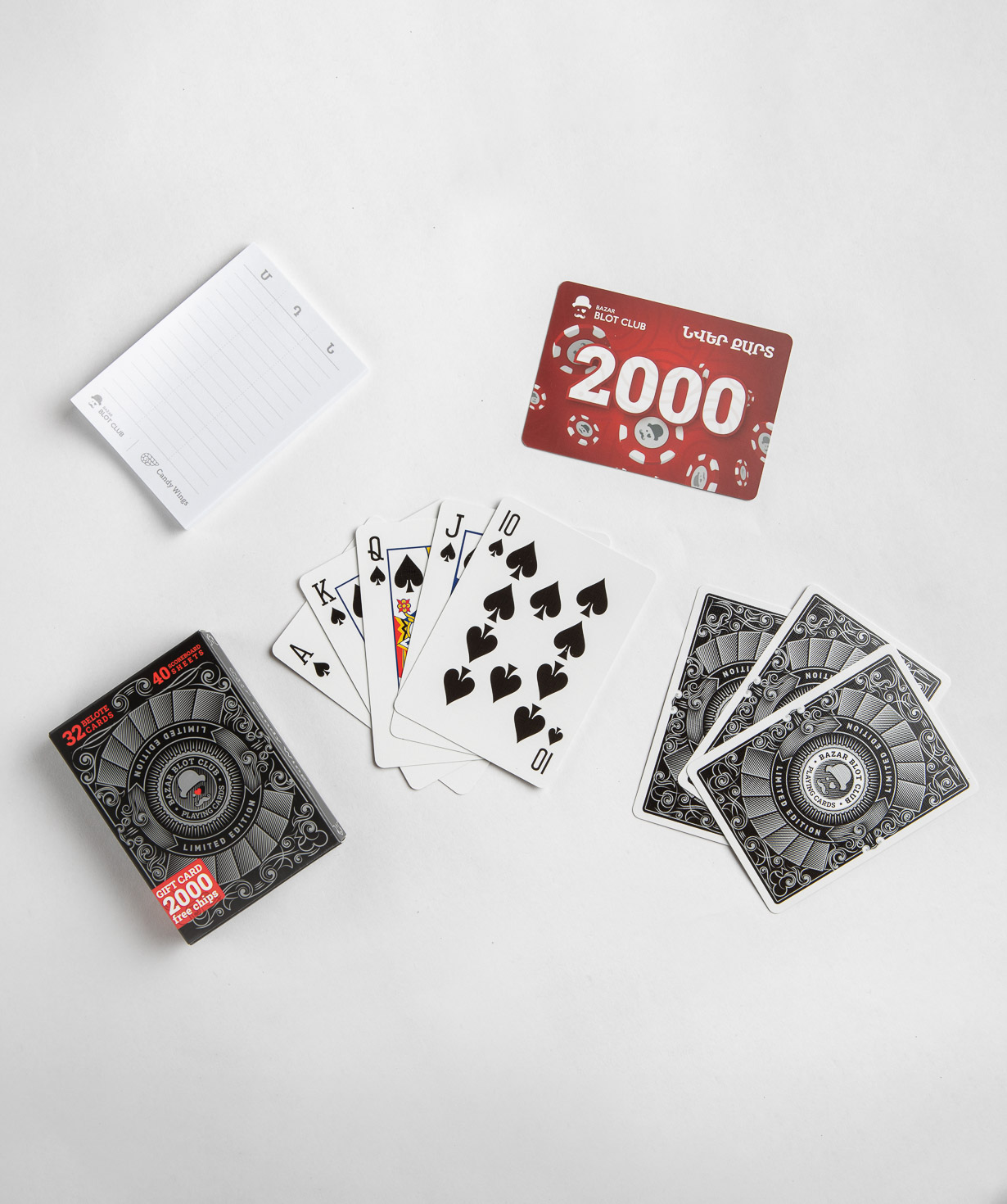 Playing cards for Blot  ''Blot Club''