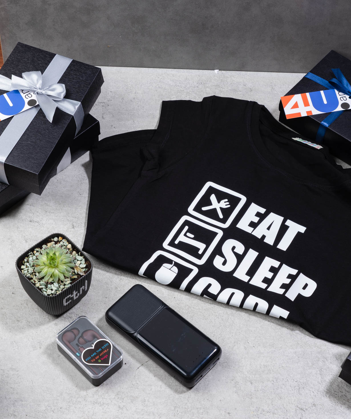 Gift box «THE BOX» for the programmer №662