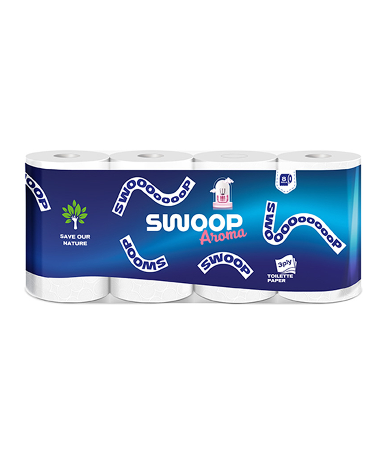 Զուգարանի թուղթ 3 շերտ, 8 փաթեթ