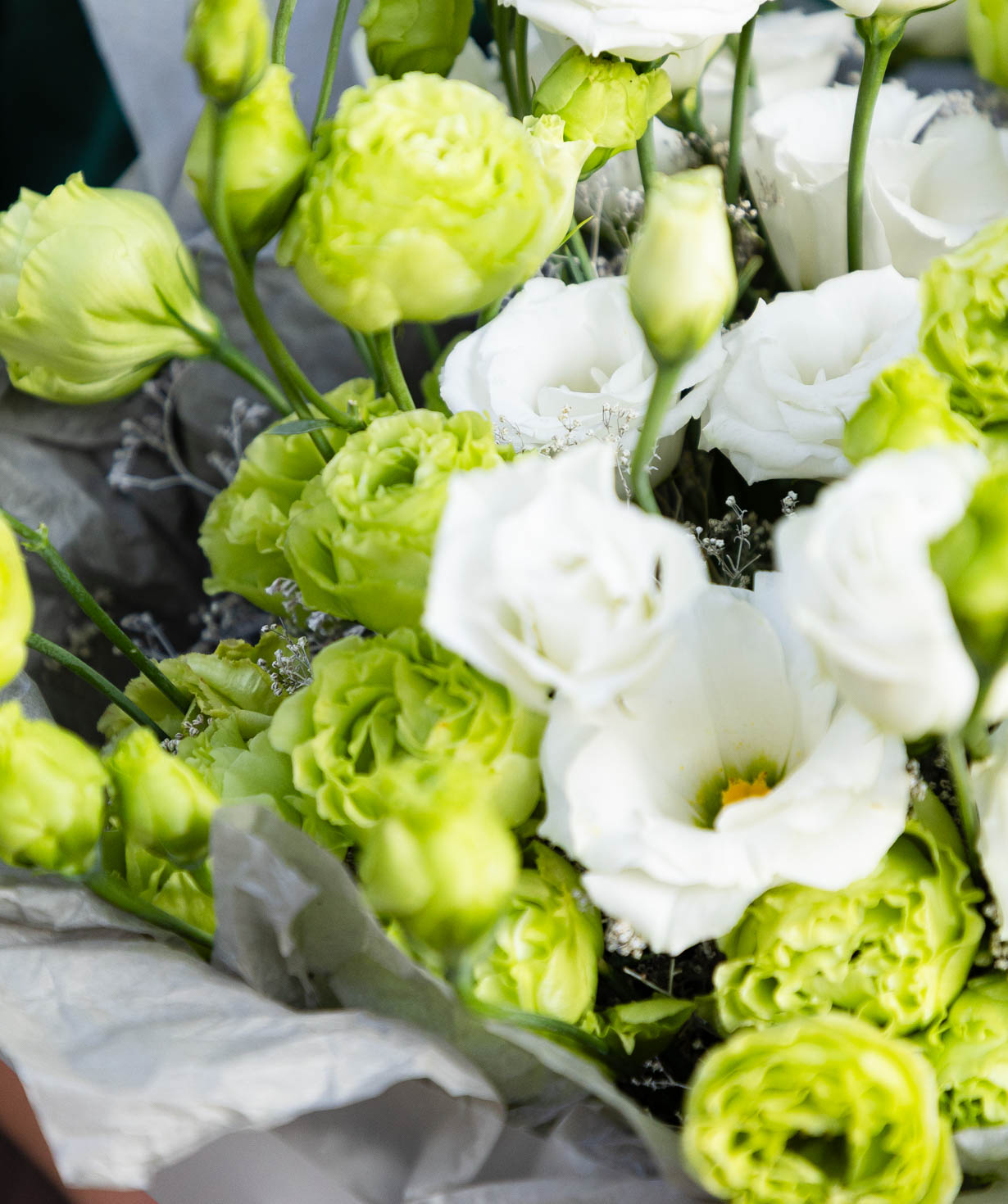 Букет «Caprice» с лизиантусом №49