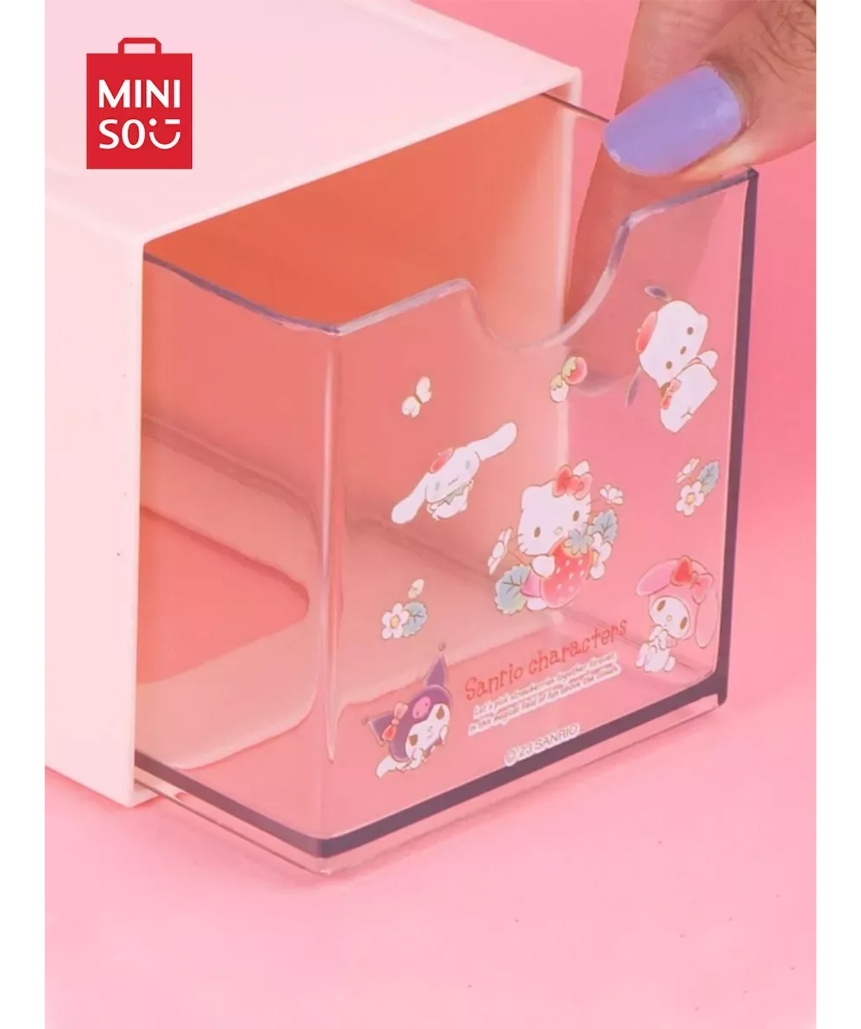 Organizer «Miniso» table, Sanrio, pink