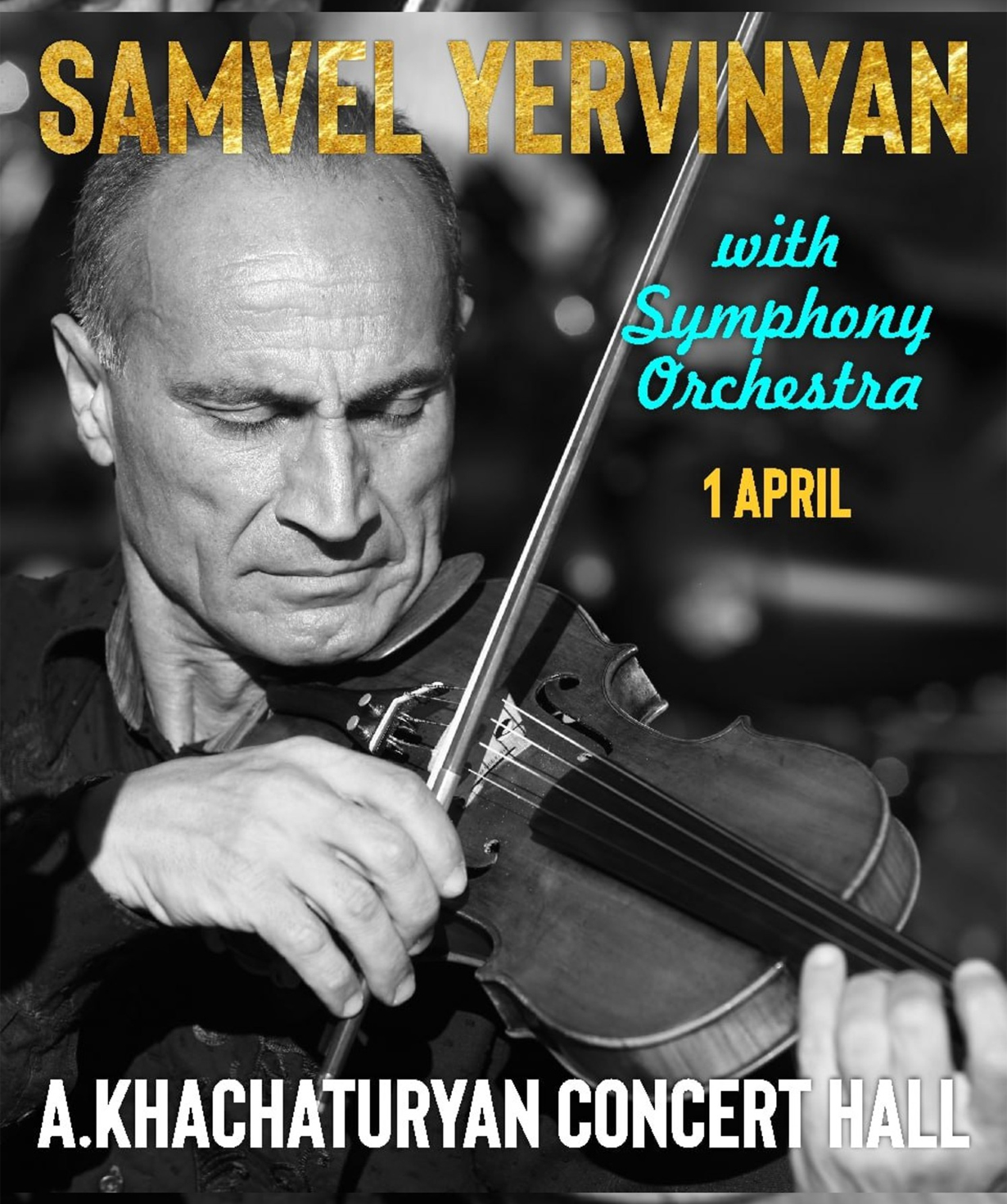 Սամվել Երվինյանի հոբելյանական համերգը սիմֆոնիկ նվագախմբի հետ, 01-04-2026, 19:30