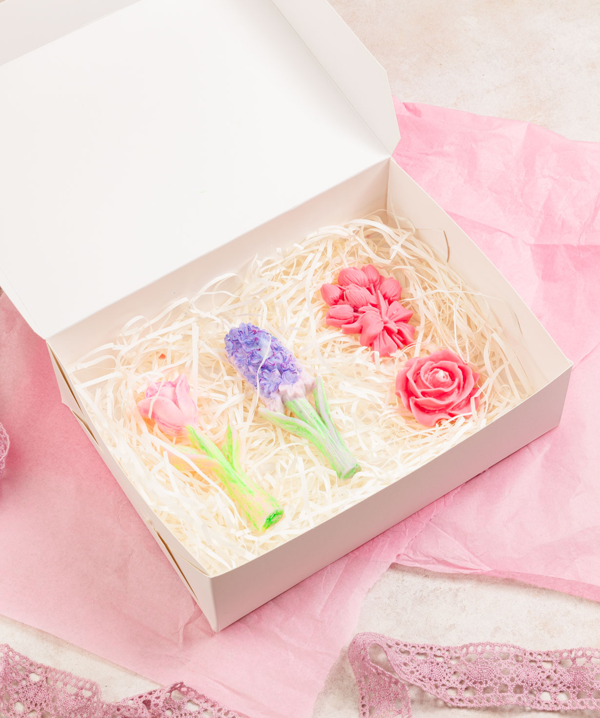 Candle set «Flowers Collection»