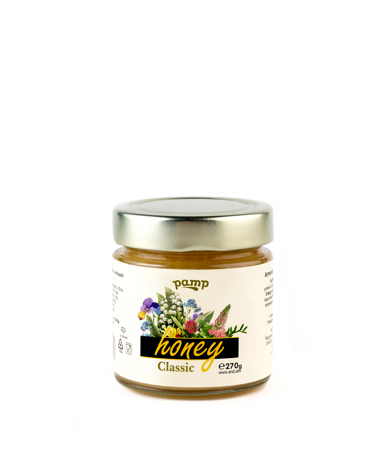 Honey `Pamp Honey` classic 270 g