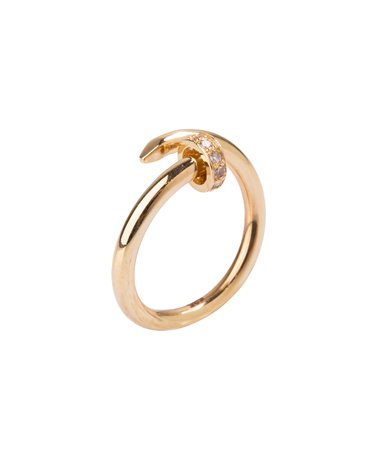 Ring `Less is more` gold №91