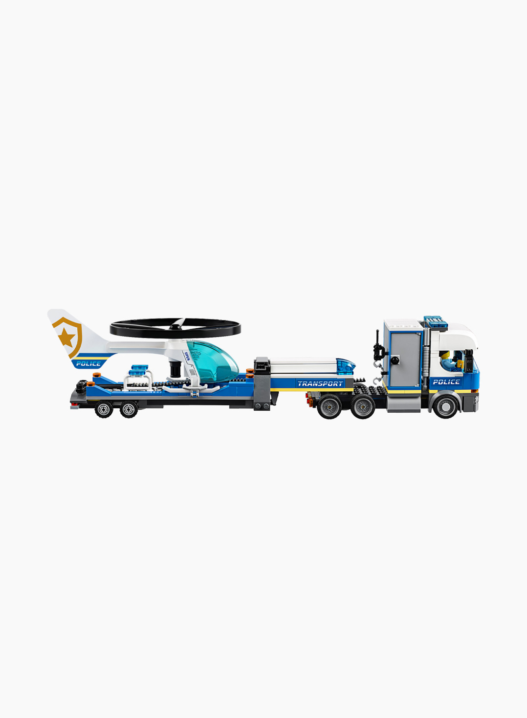 Lego City Constructor Police Helicopter Transport