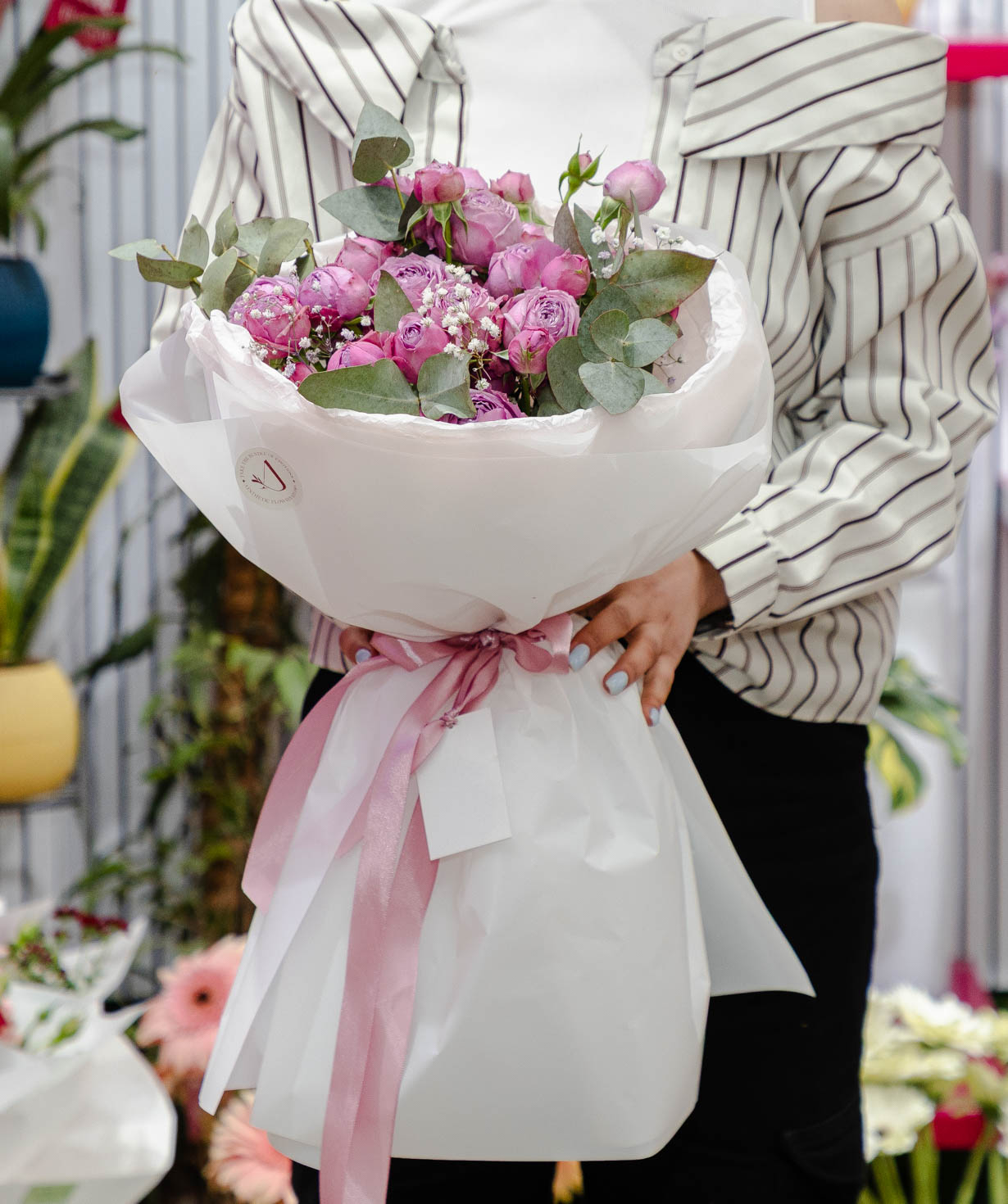 Bouquet «Floriani» with spray peony roses №16