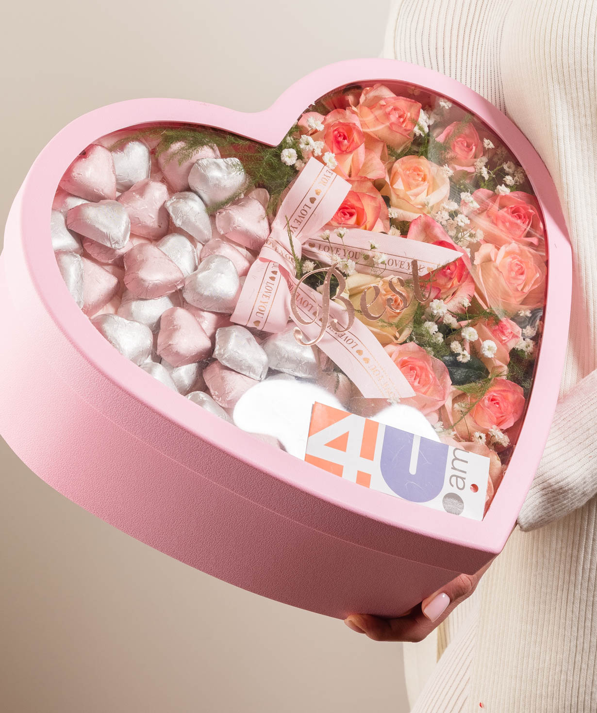 Composition «Arve» with roses