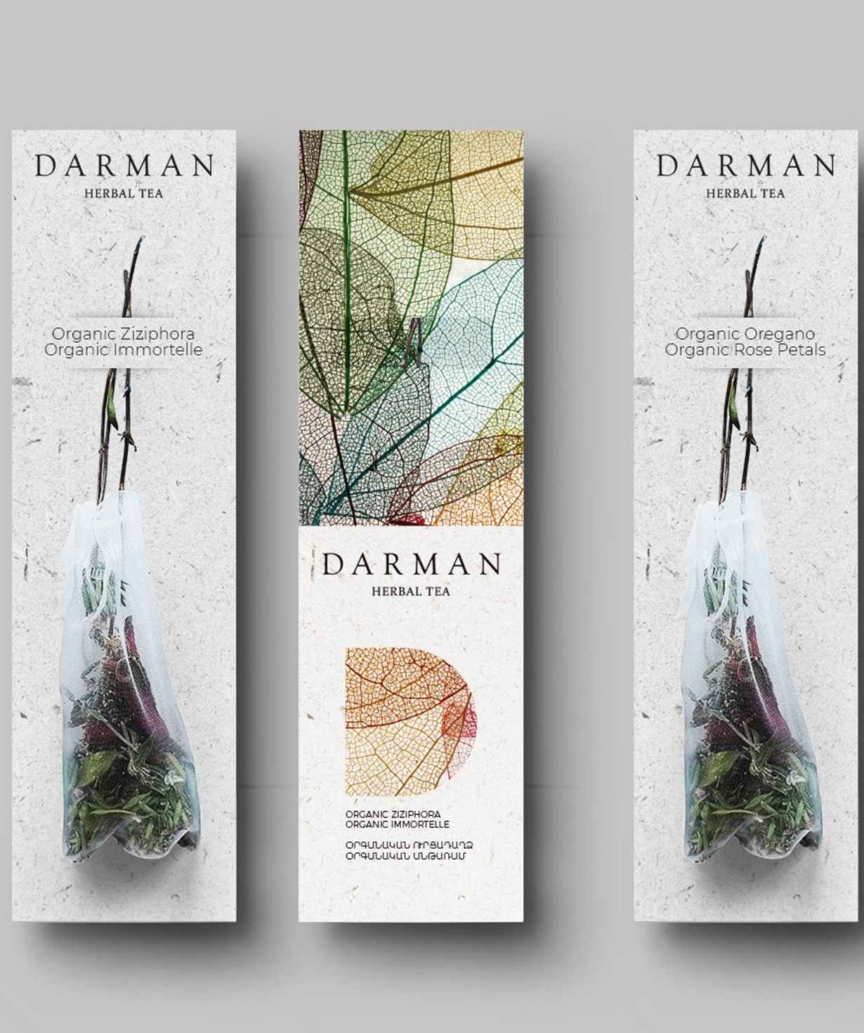 Darman Tea Set, red book, 12 tea bags