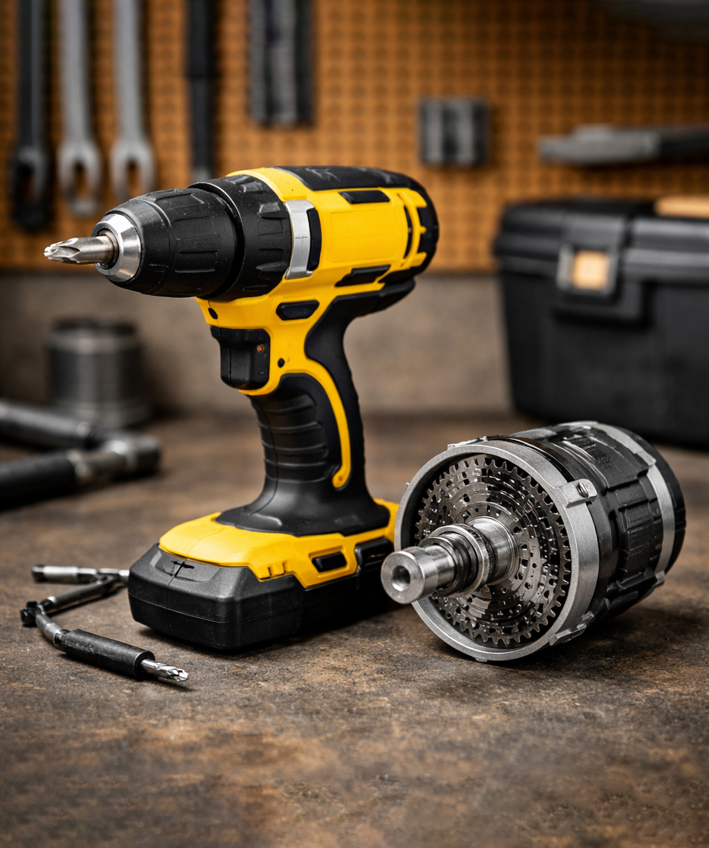 Repairing a screwdriver gearbox