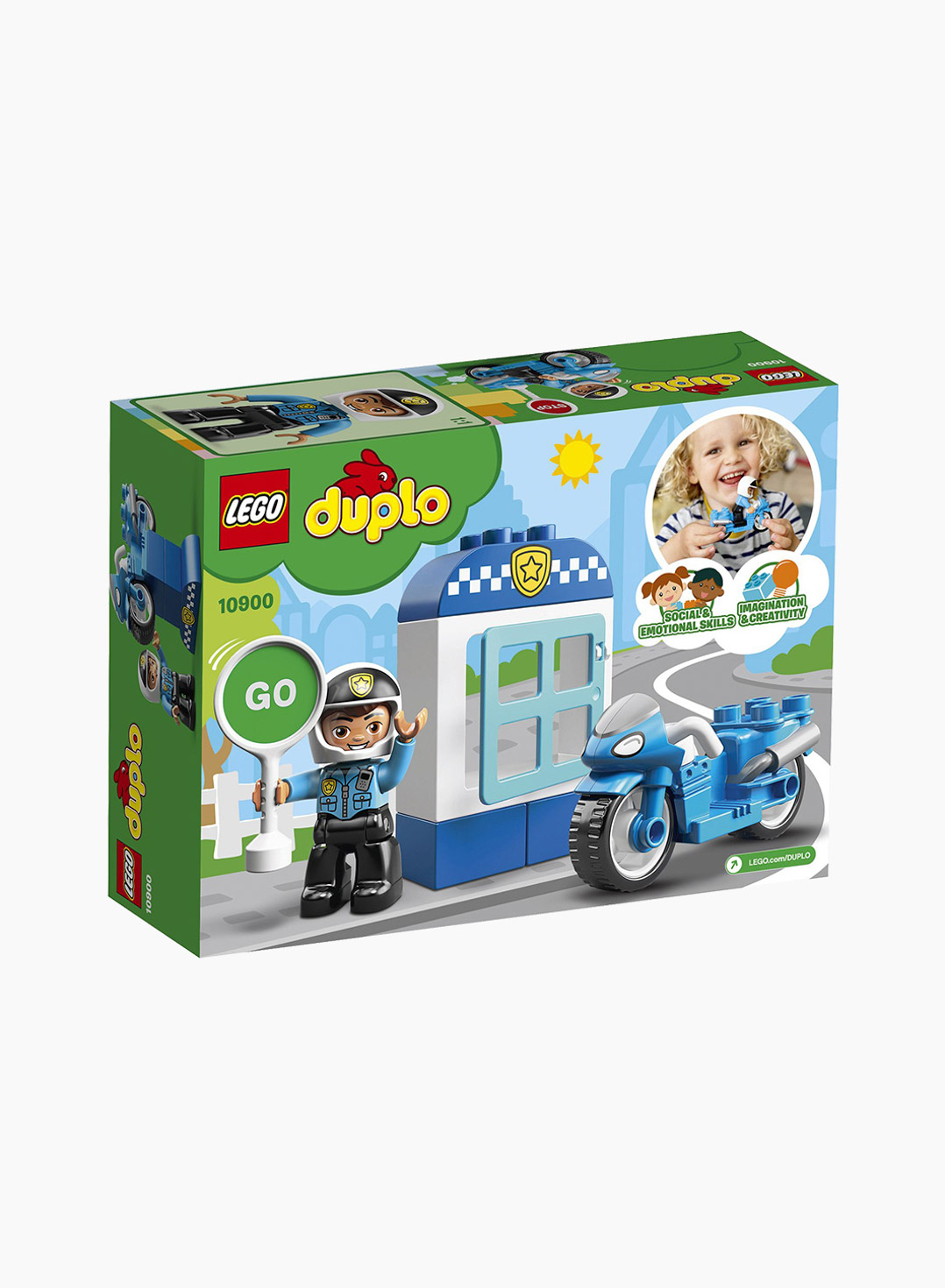 Lego Duplo Կառուցողական Խաղ Ոստիկանական Մոտոցիկլետ